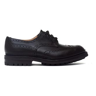 Trickers Derby Brogues - Heren - Veterschoenen - Zwart - 43 EU - Leer - Schoenen