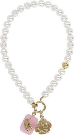 Casablanca Icon Pearl Gold Toned Necklace