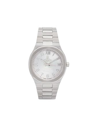 Vivienne Westwood Merton 39mm - women - stainless steel - One Size - Silver