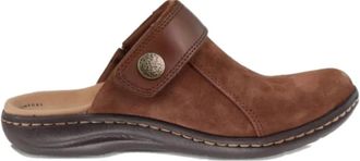 Clarks Laureann sandals - women - Calf Leather/Calf Suede/Calf Leather/Rubber - 6.5 - Brown