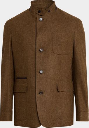 Dunhill Men & apos;s Wool & Cashmere Chore Jacket
