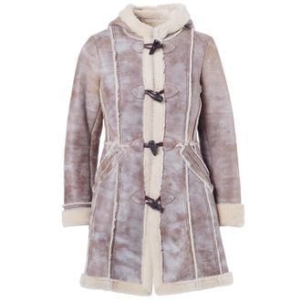 Prada Prada damesjas van schapenvacht met capuchon - jaren 2000