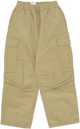 Carhartt Work in Progress Cargo Broek met Militaire Snit - Dames - Wijde Broeken - Bruin - L - Katoen - Broeken