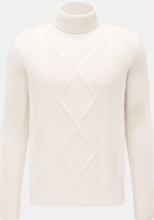 Braun Hamburg Men - Cashmere turtleneck jumper cream