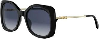 Fendi graphy Zonnebrillen - Dames - Zonnebrillen - Zwart - 55 MM - Accessoires
