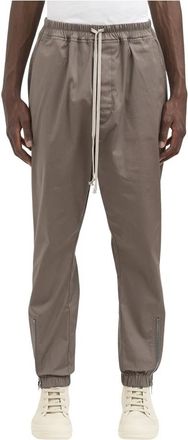 Rick Owens Pantaloni Tecuatl Track - Heren - Sweatpants - Grijs - S - Katoen - Broeken