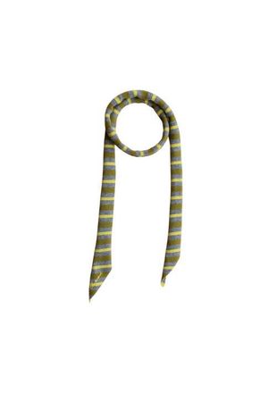 TBCo Merino Wool Neck Tie Scarf in Green Stripe at Nordstrom, Size X-Small