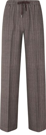 Circolo 1901 Bark Printed Wide-Leg Cotton-Blend Pants