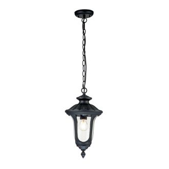 Netlighting Chicago Outdoor Pendant Ceiling Light Textured Black IP44