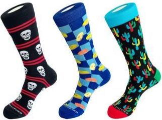 Unsimply Stitched 3-Pack Assorted Graphic Crew Socks in Black Multi at Nordstrom Rack