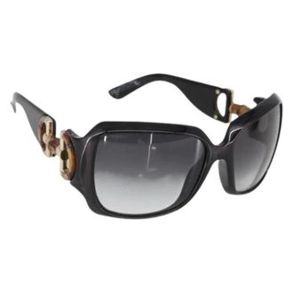 Gucci Pre-owned Accessories, female, Black, Size: ONE SIZE Pre-owned Plastic Sunglasses