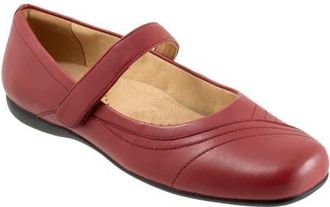 Softwalk Sherese Mary Jane Flat in Dark Red at Nordstrom, Size 10.5