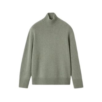 Loro Piana Cashmere Knitwear, female, Gray, Size: XS Parksville Turtleneck