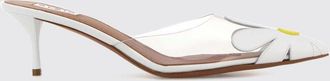 Alaia Mules Bloom in pelle con applicazione floreale e tacco a spillo medio