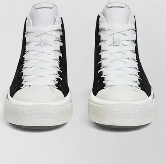Amiri logo-embroidered high-top sneakers