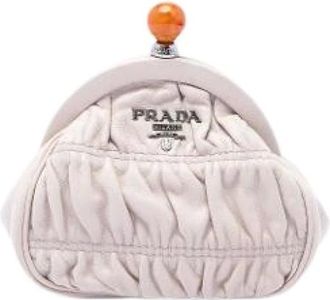 Prada Portamonete Pre-owned - - Pre-owned - Donna - Bianco - ONE SIZE