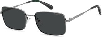 Polaroid PLD 4213/G/S/X Asian Fit Polarized KJ1/M9 Mens Sunglasses Silver Size 57