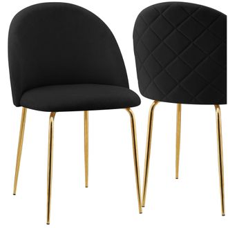 OEM Silla Fargo De Terciopelo Dorado Y Terciopelo Negro