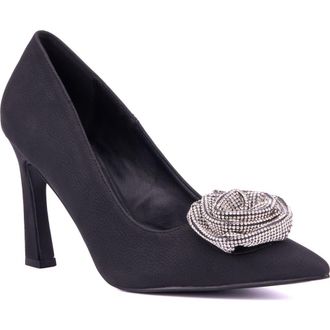 New York & Company Ilyana Pointed Toe Pump in Black at Nordstrom Rack, Size 7