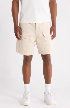 Criminal Damage Cotton Cargo Shorts in Washed Stone at Nordstrom, Size Xx-Large