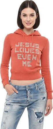 Dsquared2 Orange Graphic Hood Sweatshirt