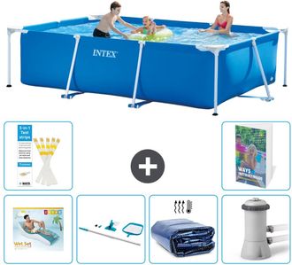 Intex Piscina Con Estructura Rectangular - 300x200x75 Cm - 7-piezas S134