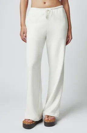 Florence By Mills Seam Detail Wide Leg Lounge Pants in Jet Stream at Nordstrom, Size Xx-Small
