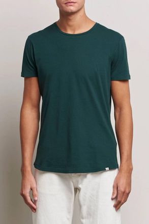 Orlebar Brown Cotton Short Sleeve T-Shirt In Dark Sherwood