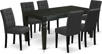 East West Furniture 7 Piece Kitchen Table Set contain A Dining Table