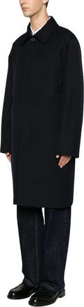 A.P.C. A.p.c., Jassen, Heren, Blauw, M, Single-Breasted Coat