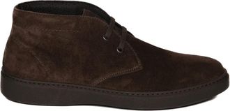 Frau Polacchino - Heren - Veterlaarzen - Bruin - 41 EU - Leer - Schoenen