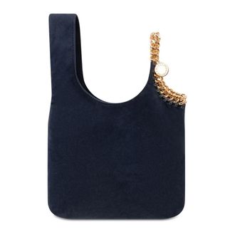 Stella McCartney Dames, Tassen, Blauw, Maat: ONE Size Zijde