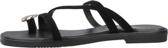 Carmela 163291C Sandal - Dames - Sandalen - Zwart - 41 EU - Leer - Schoenen