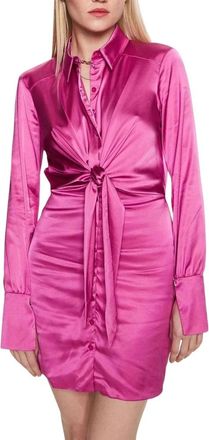 Patrizia Pepe Shirt Dress - Dames - Shirt Kleedjes - Roze - XS - Kleedjes