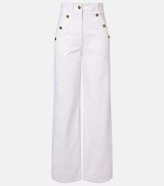 Max Mara High-rise wide-leg jeans