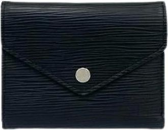 Louis Vuitton Pre-owned Wallets, female, Black, Size: ONE SIZE Pre-owned Vintage Leather Wallet