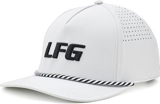 Black Clover LFG Panel Mid Rope Adjustable Hat Baseball Caps Cool Grey, Polyester/Spandex