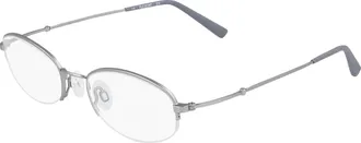 Flexon Demo Oval Mens Eyeglasses FLEXON H6030 035 52