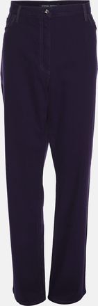 Marina Rinaldi Marina Sport By Marina Rinaldi Purple Denim Jeans