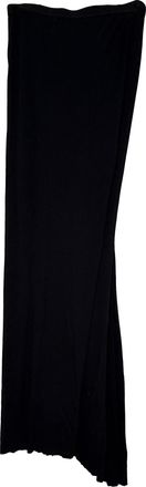 Rick Owens rechte maxi-rok in zwarte viscose
