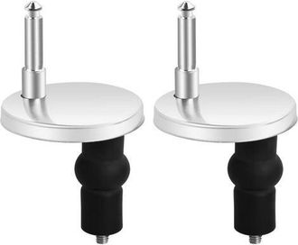 OEM Set Di 2 Fissaggi Universali Per Sedile Wc - Sistema Di Cerniere Regolabili Per Coperchi Wc Standard