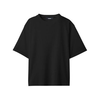 Jacquemus Tops, Heren, Blauw, M, Polyester, Rond Carr&eacute; T-shirt