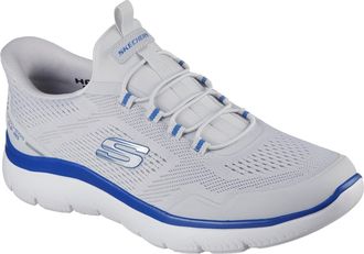 Skechers Mens Summits Top Rate Trainers, Grey-blue, 13 UK