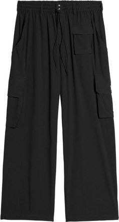 Yohji Yamamoto Black Loose Cargo Pants