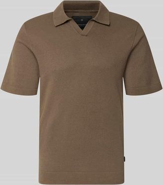 Jack & Jones Strickshirt mit V-Ausschnitt Modell MILANO in Hazel, Gr&ouml;&szlig;e XXL