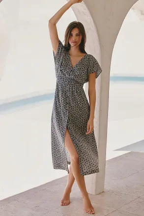 Z Supply Sanna Iris Midi Dress