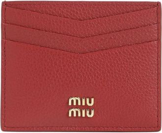 Miu Miu Leather Card Holder Accessories