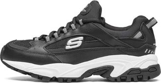 Skechers Stamina Running Shoes Black And White 666028-BLK
