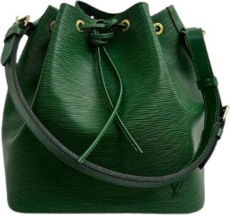 Louis Vuitton Pre-owned Bucket Bags, female, Green, Size: ONE SIZE Pre-owned Bucket Bag