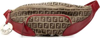 Fendi Pre-owned Fendi Zucchino Canvas Belt Bag Ladies 3N274ZIQ31T8DB1C